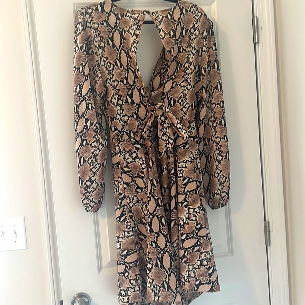 Plus Size Peep Dress with Keyhole back